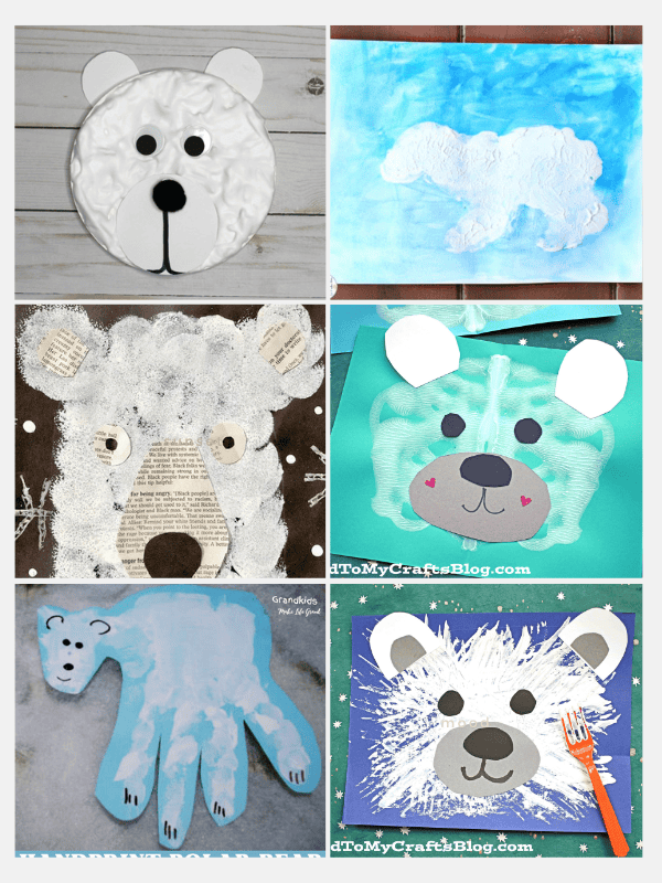 Polar Bear Art for Kids
