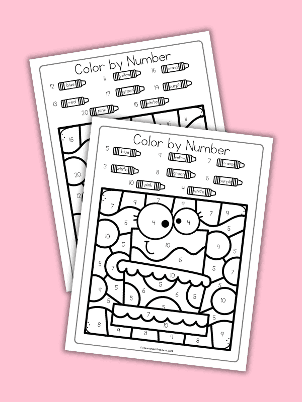 Cake Color by Number