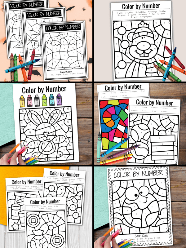 Holiday Color by Number