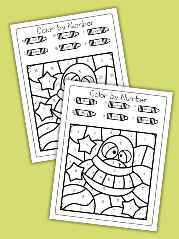 Alien Color by Number