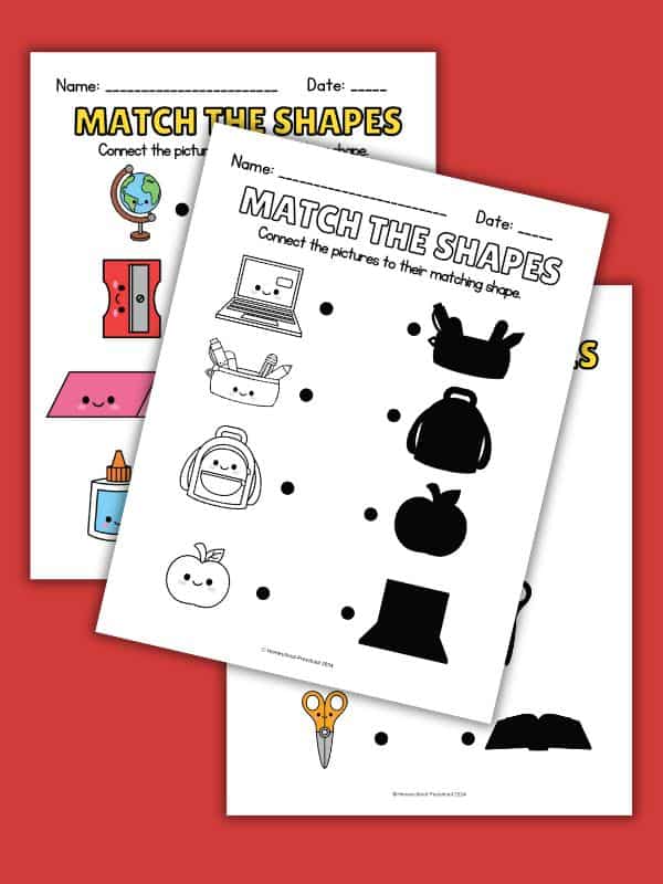 Back to School Shape Matching