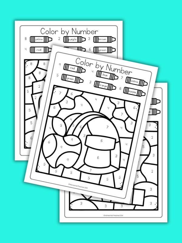 School Days Color by Number