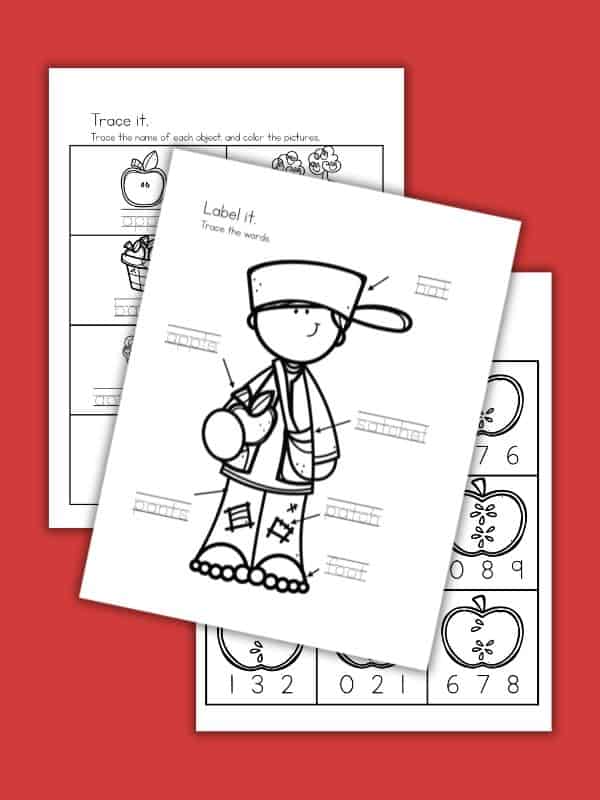 Johnny Appleseed Story Printable