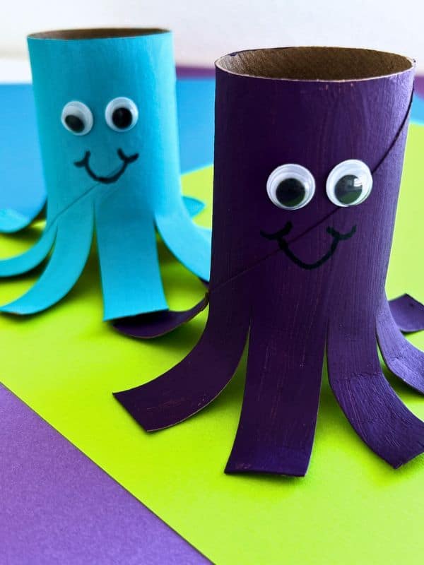 Octopus Toilet Paper Roll Craft
