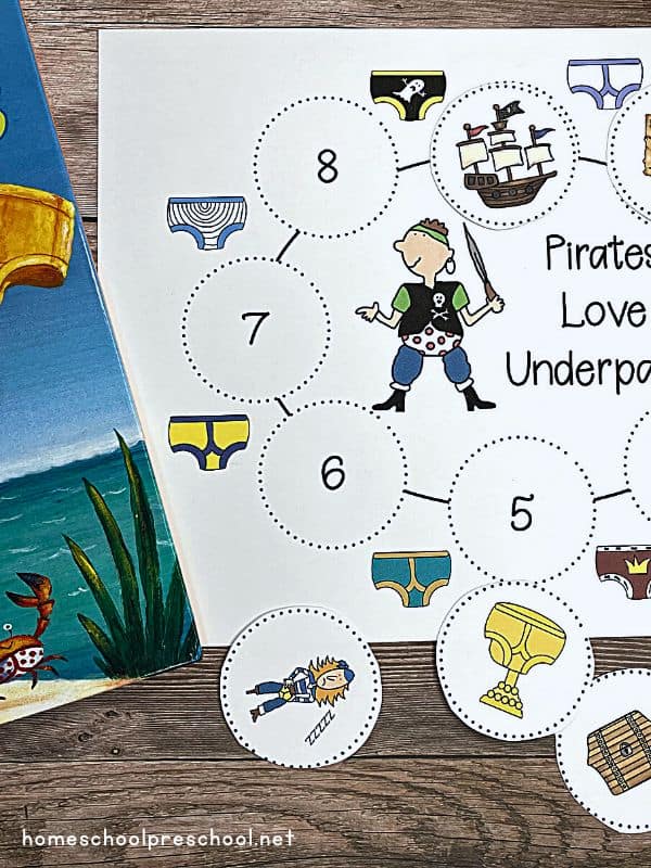 Pirates Love Underpants Story Sequencing