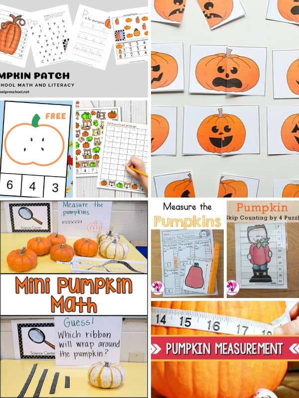 Pumpkin Math Activities