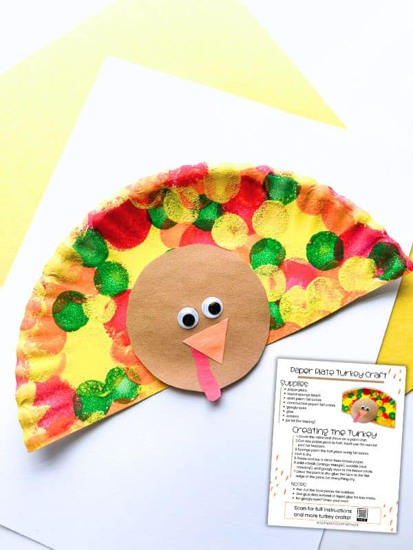 Paper Plate Turkey Craft