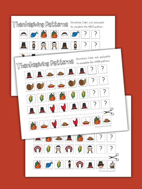Thanksgiving Patterns Printable