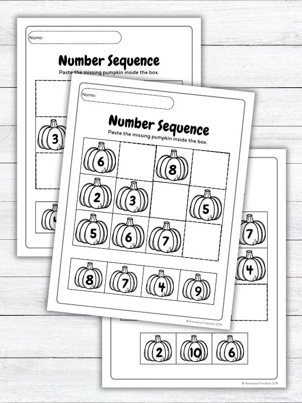 Number Sequence Activities