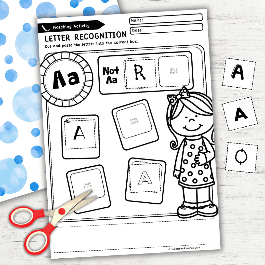 Alphabet Letter Recognition Worksheets