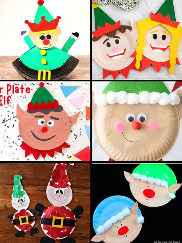 Paper Plate Elves