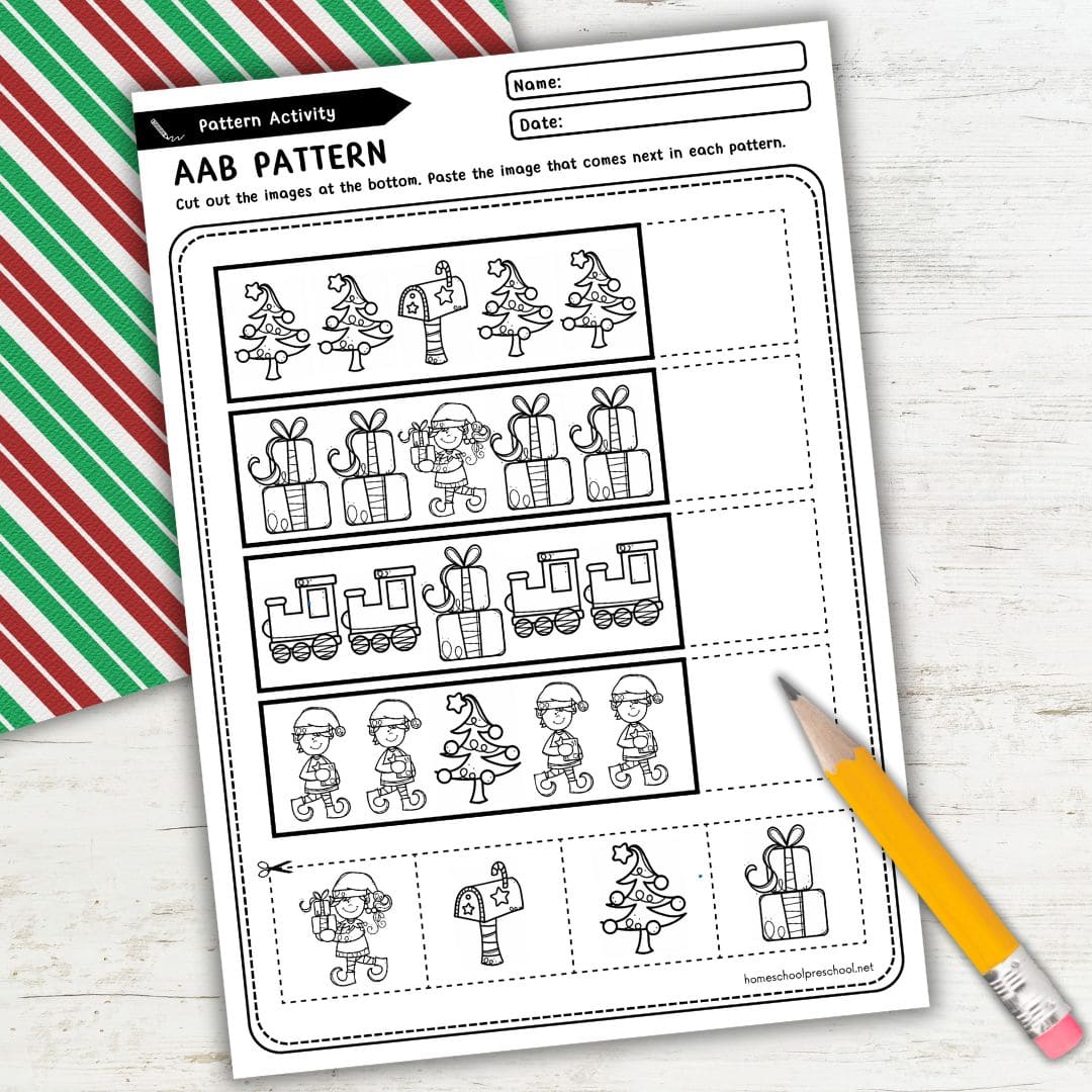 Elf Pattern Printable