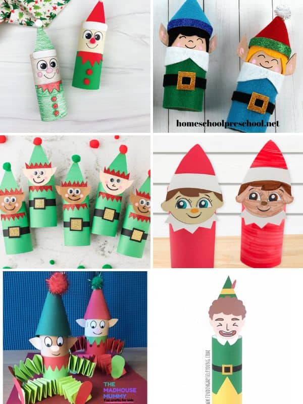 Toilet Paper Roll Elves