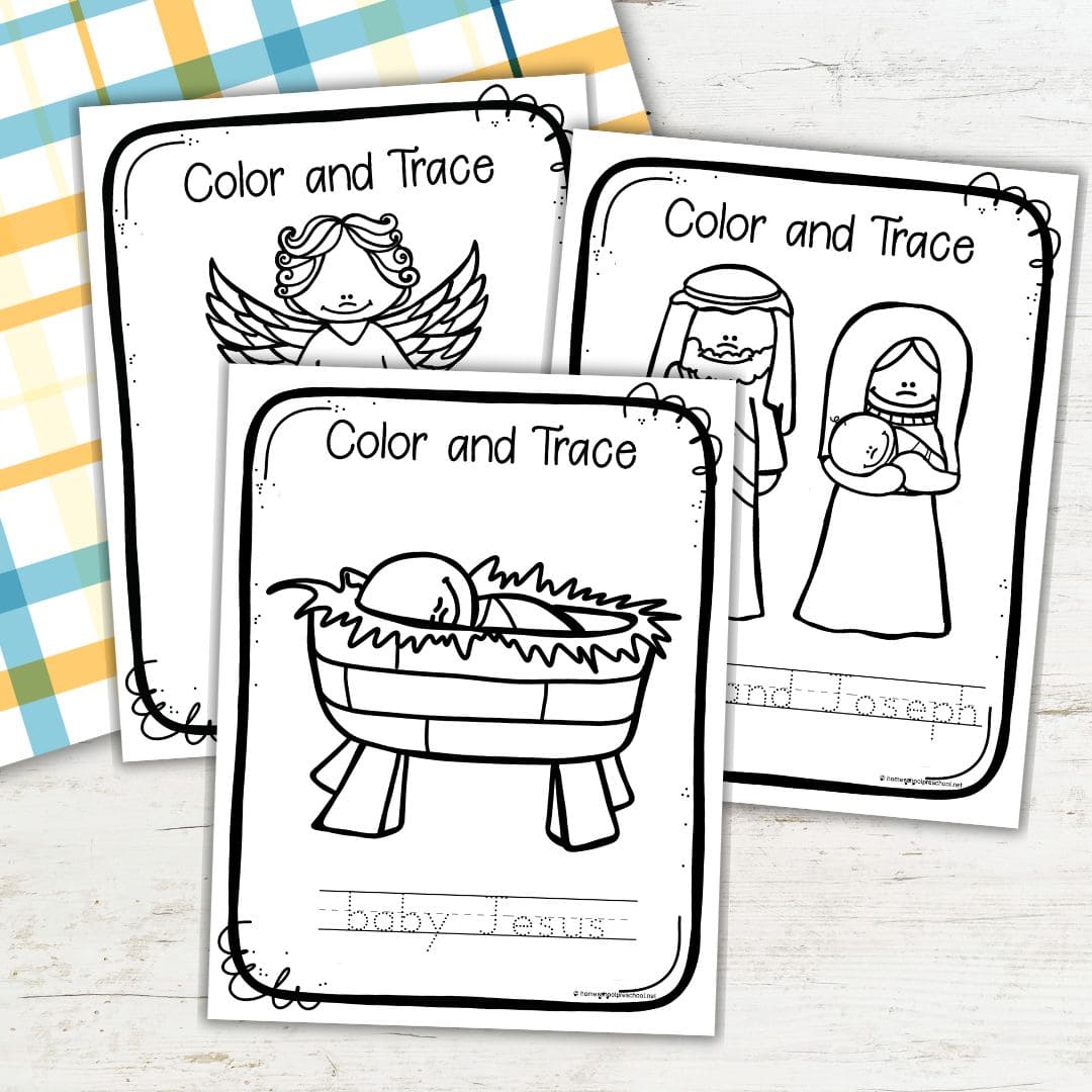 Nativity Coloring Pages