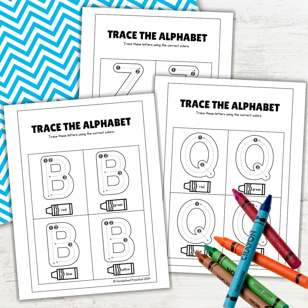 Uppercase Alphabet Tracing Worksheets