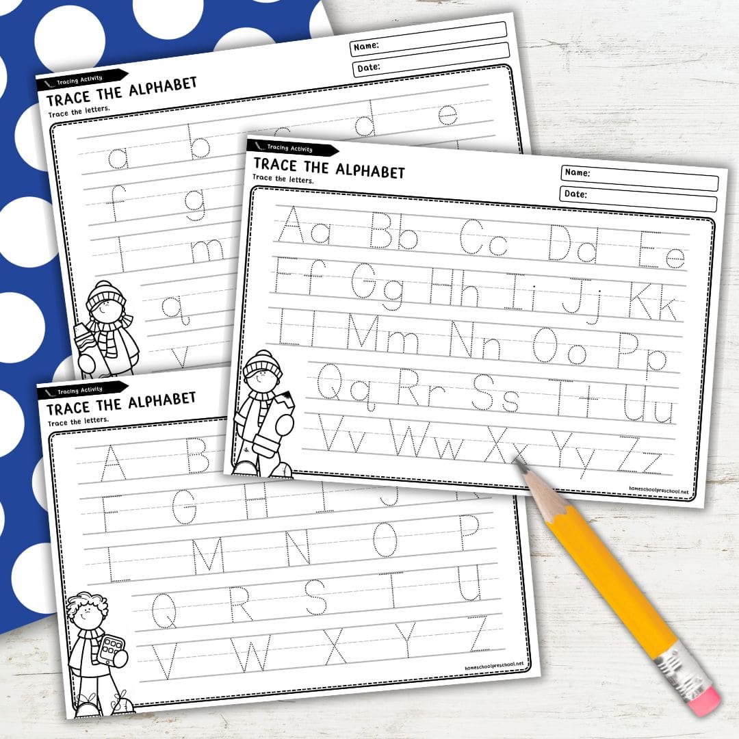 Trace the Alphabet Worksheets