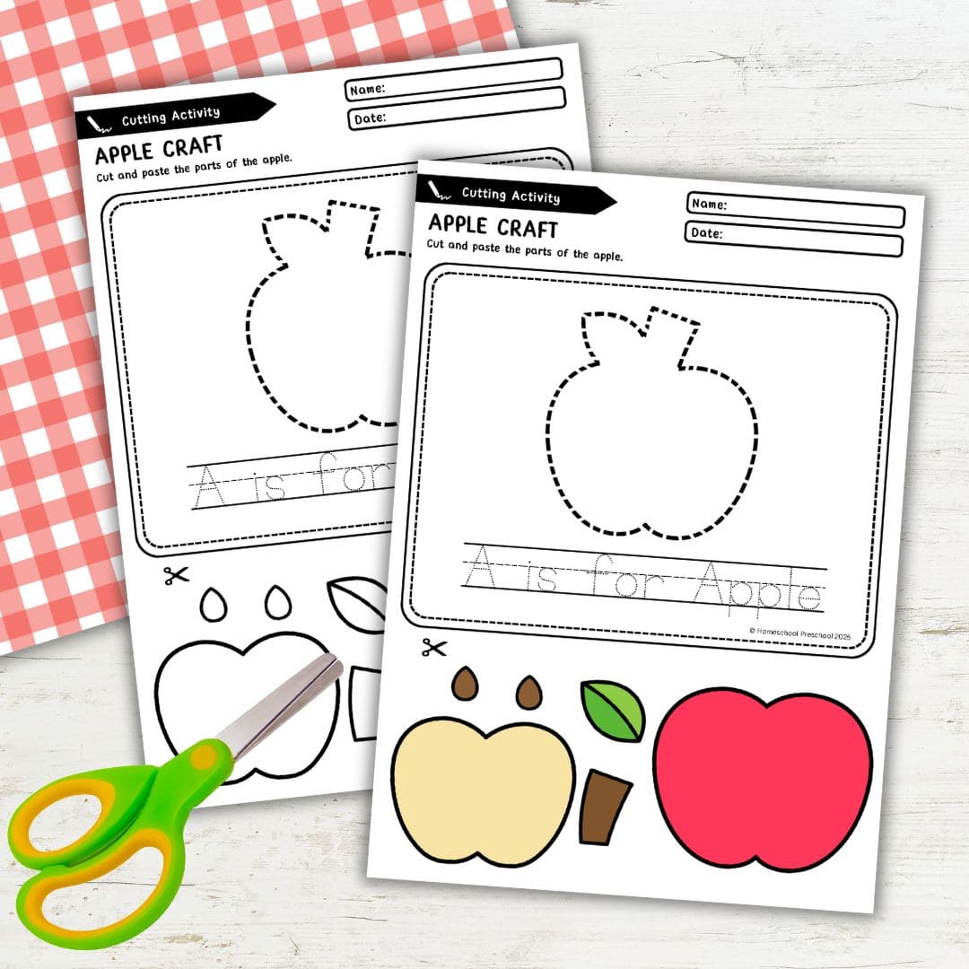 Letter A Apple Craft