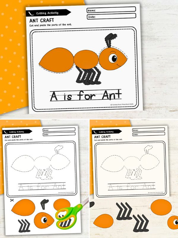 Letter A Ant Craft