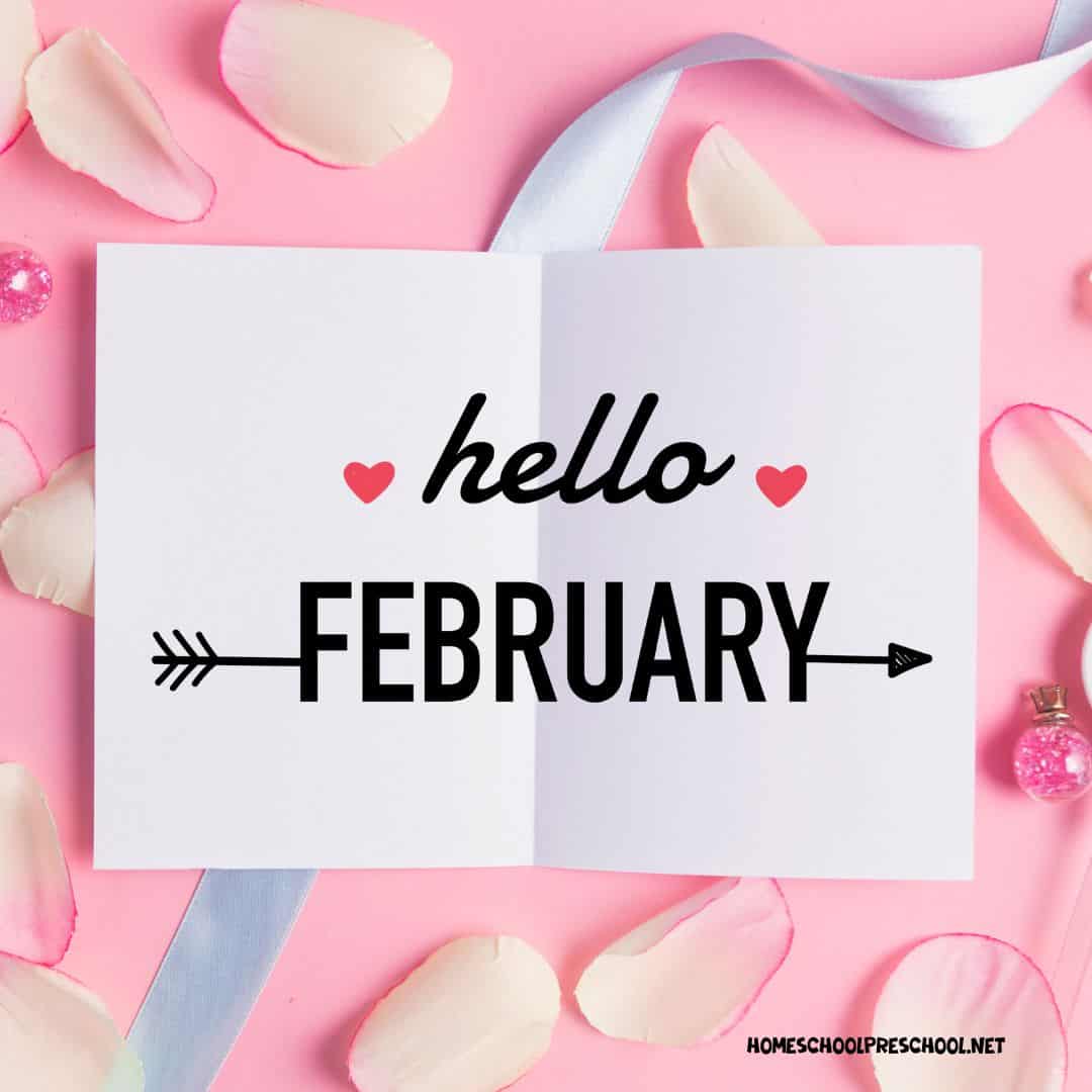 February Worksheets for Preschool