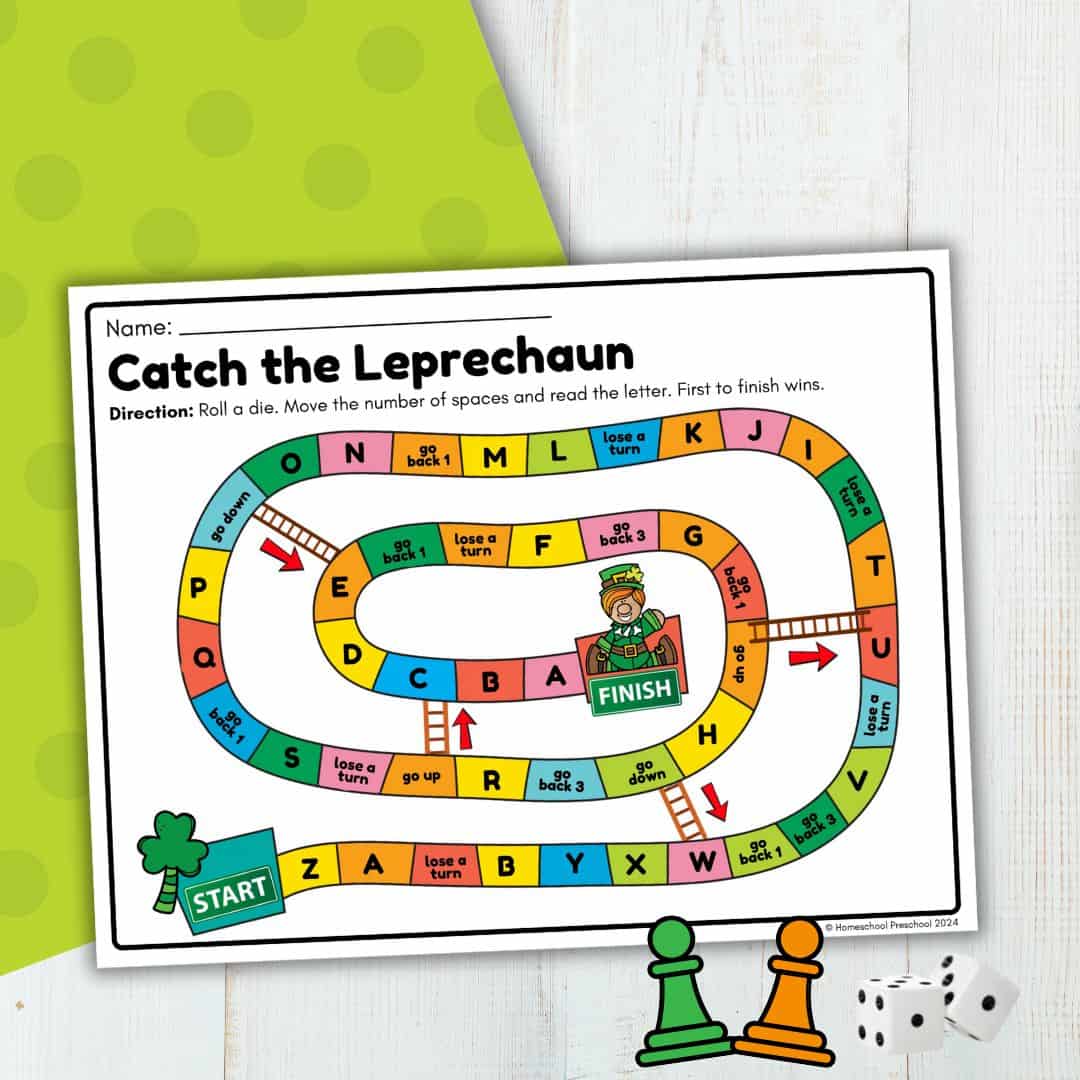 Catch the Leprechaun Game for Preschoolers