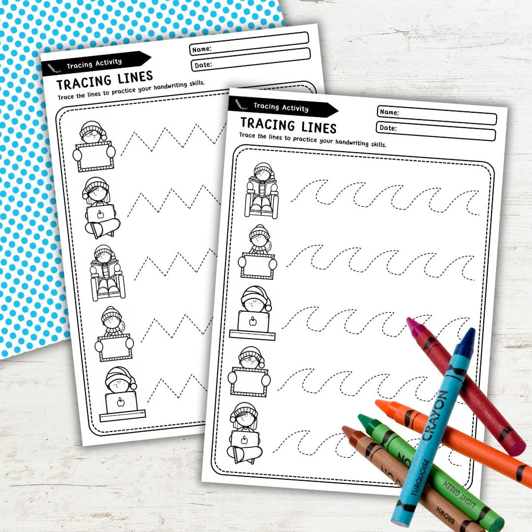 Tracing Lines Preschool Printables