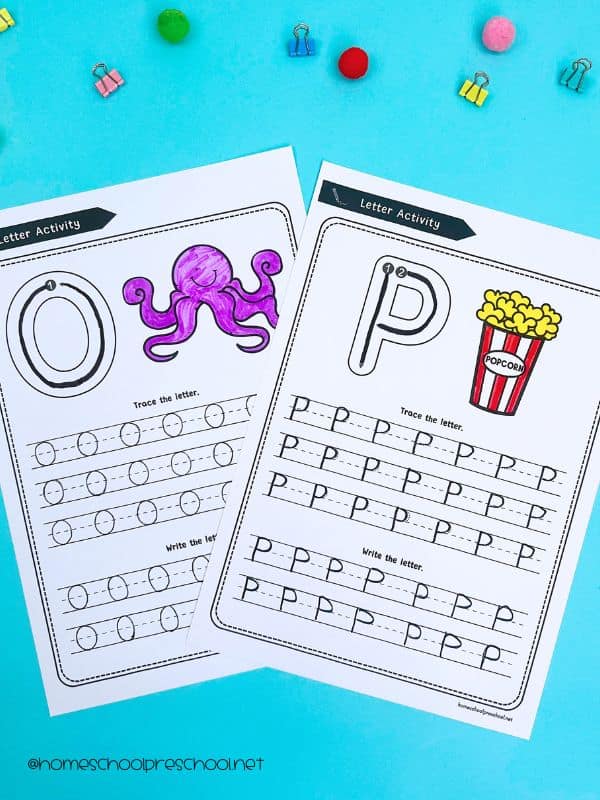 Alphabet Handwriting Practice Pages