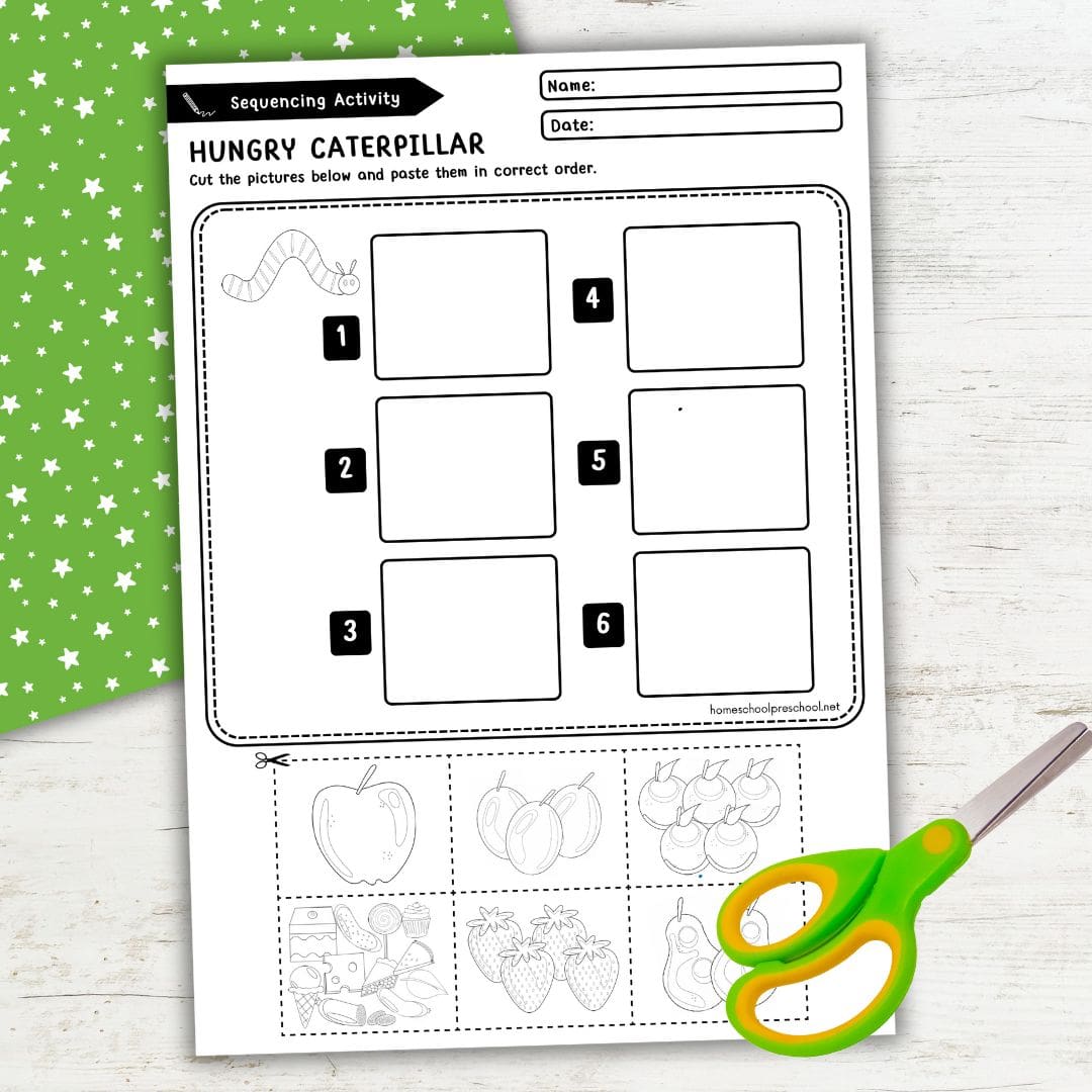 Very Hungry Caterpillar Sequencing