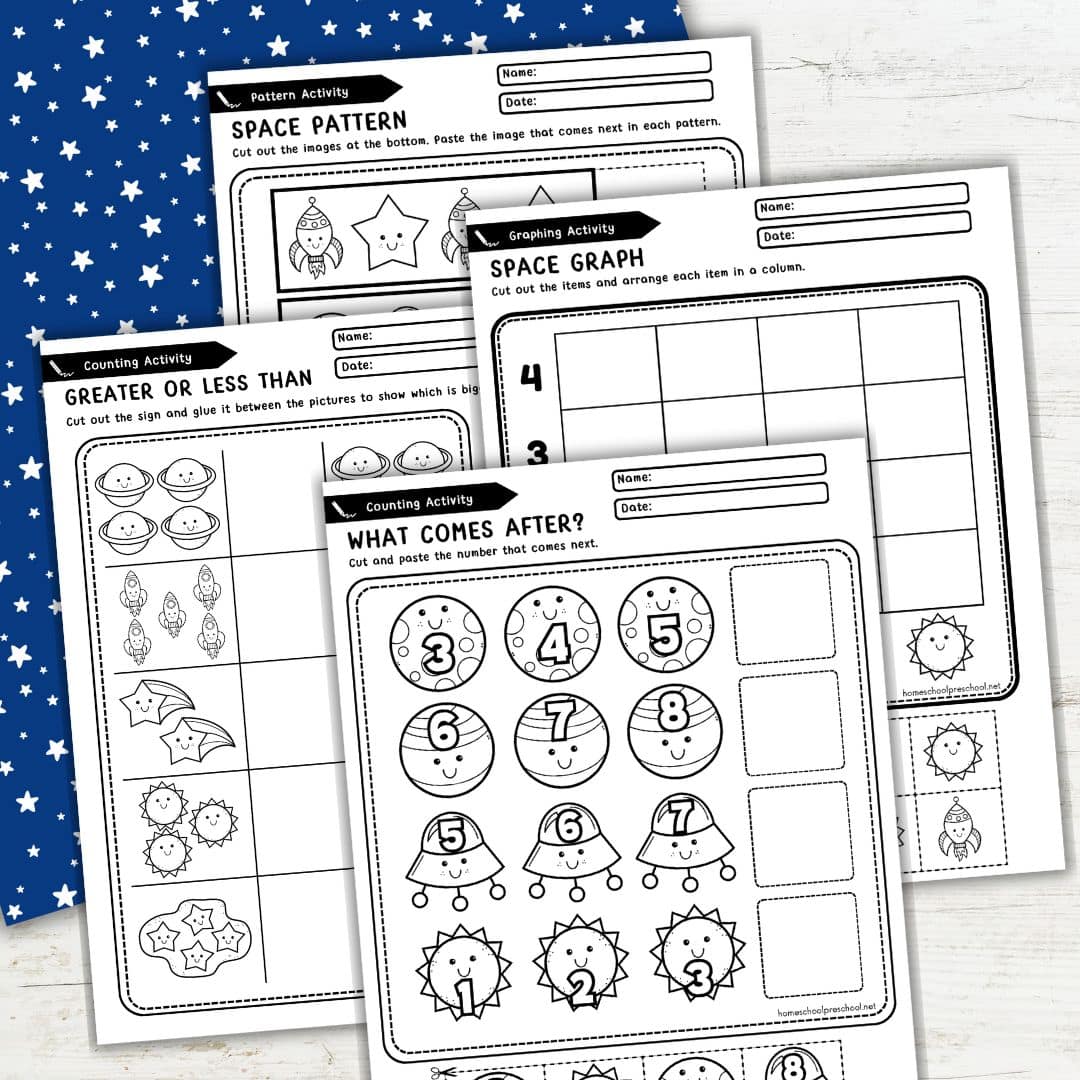 Cut and Paste Math Worksheets