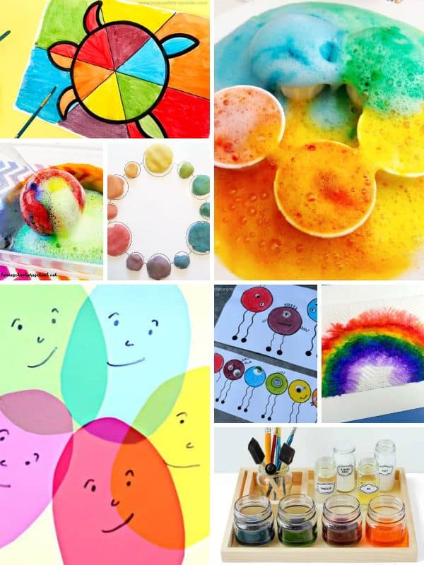 Mixing Colors Activities for Preschoolers