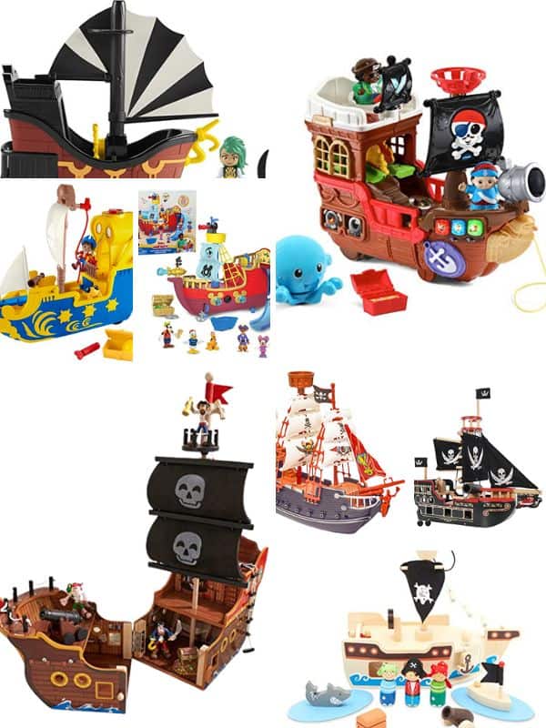 Pirate Ship Toys for 4 Year Olds