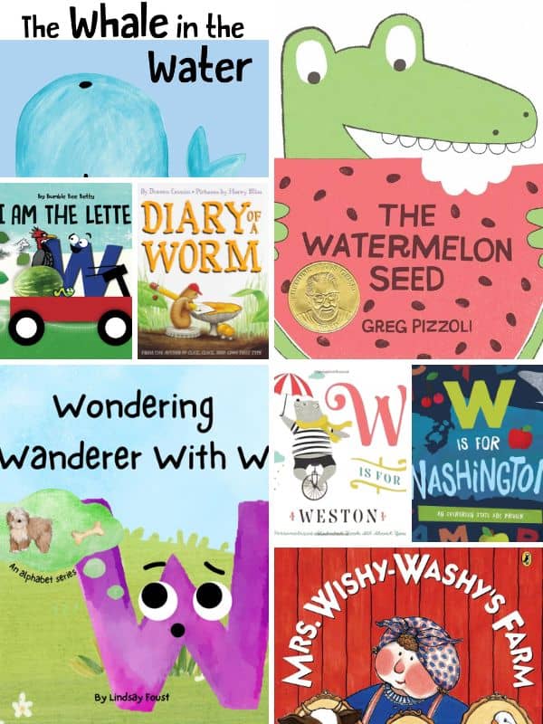 Letter W Books