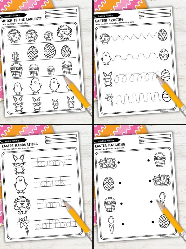 Preschool Easter Worksheets