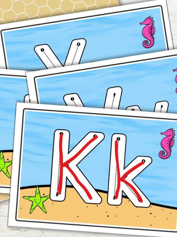 Ocean Alphabet Letters