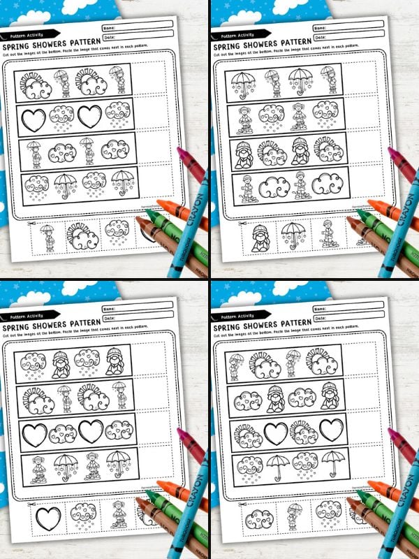Sequencing Pattern Worksheets
