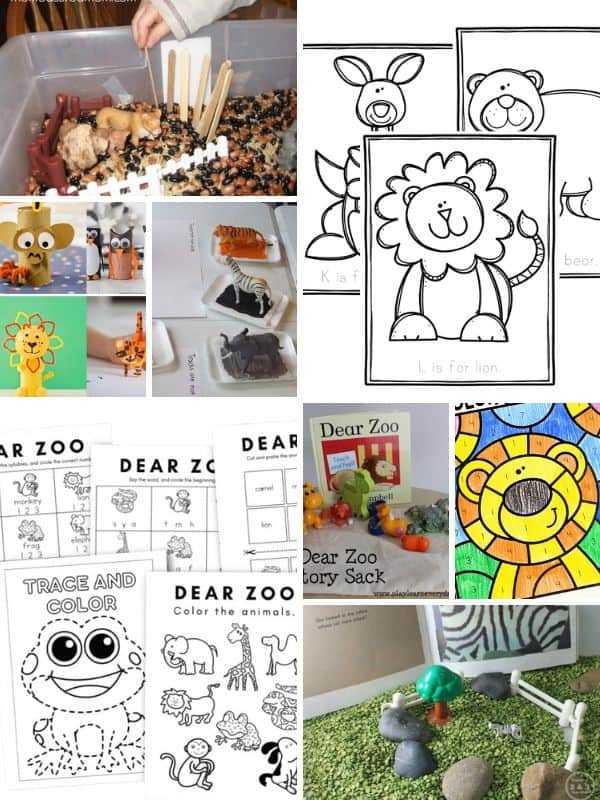 Dear Zoo Book Activities