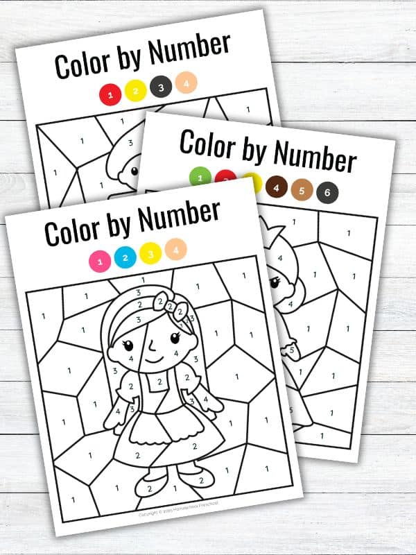 Alice in Wonderland Color by Number