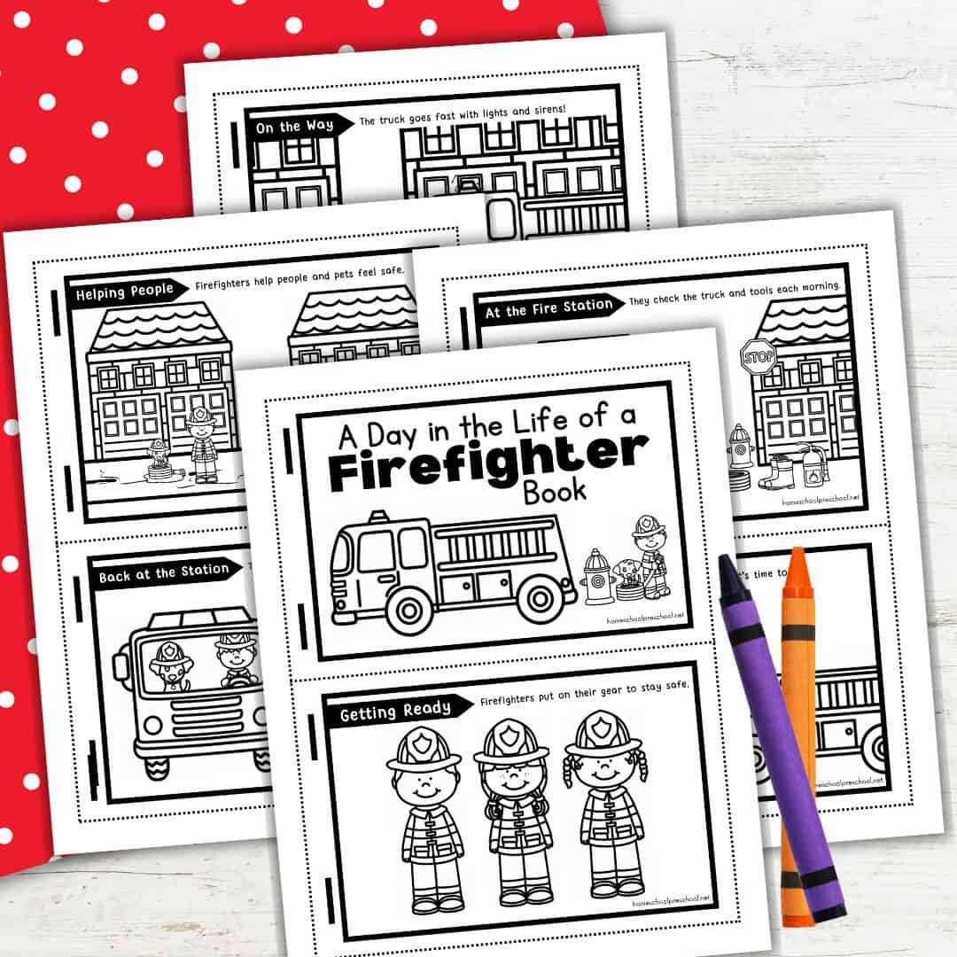 A Day in the Life of a Firefighter Book