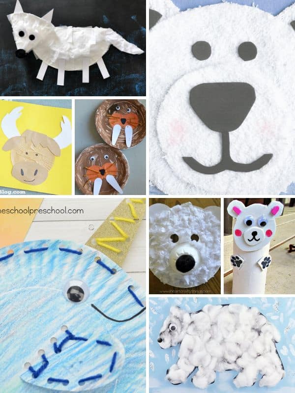Arctic Animals Preschool Crafts