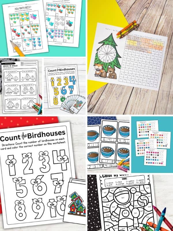 Free Preschool Math Worksheets